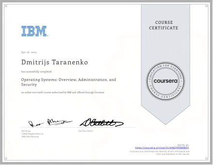 Operating Systems: Overview, Administration, and Security