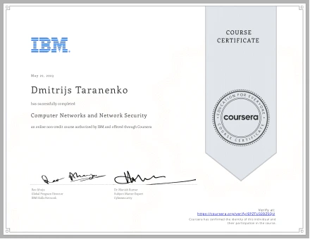 Computer Networks and Network Security